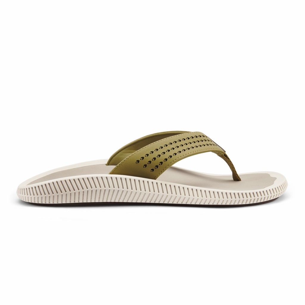 Sandalias Olukai Ulele - Chanclas Hombre Verdes 20983-706